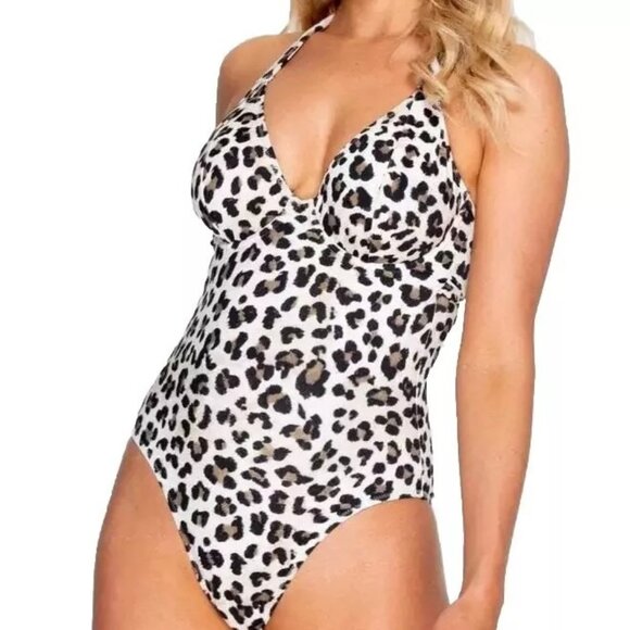 NWT MISS MANDALAY "Vegas" Halterneck Swimsuit size 32G - Picture 1 of 2